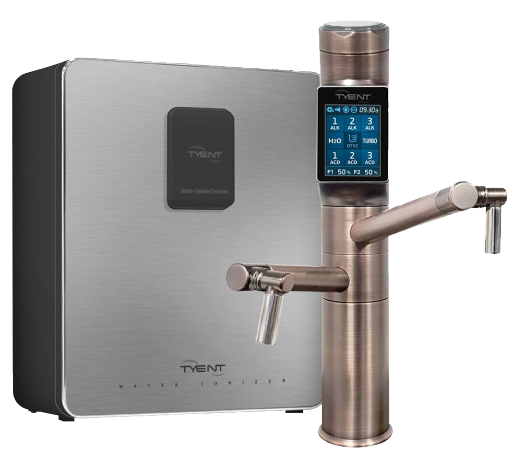 Tyent UCE-13 PLUS Water Ionizer - Luxury Showroom Edition - Antique Metal Faucet